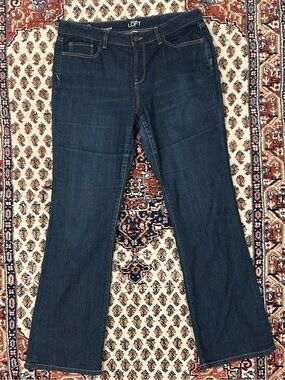LOFT Curvy Bootcut 10 30 Denim Jeans